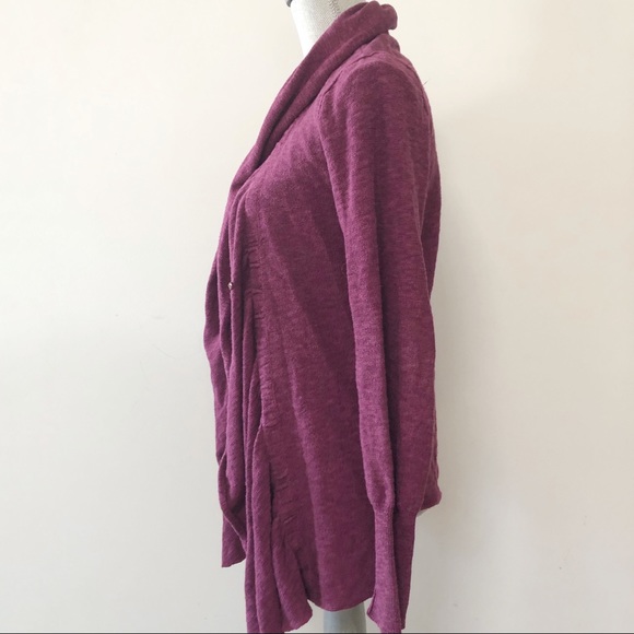 Free People ruffle front cardigan - Picture 3 of 7